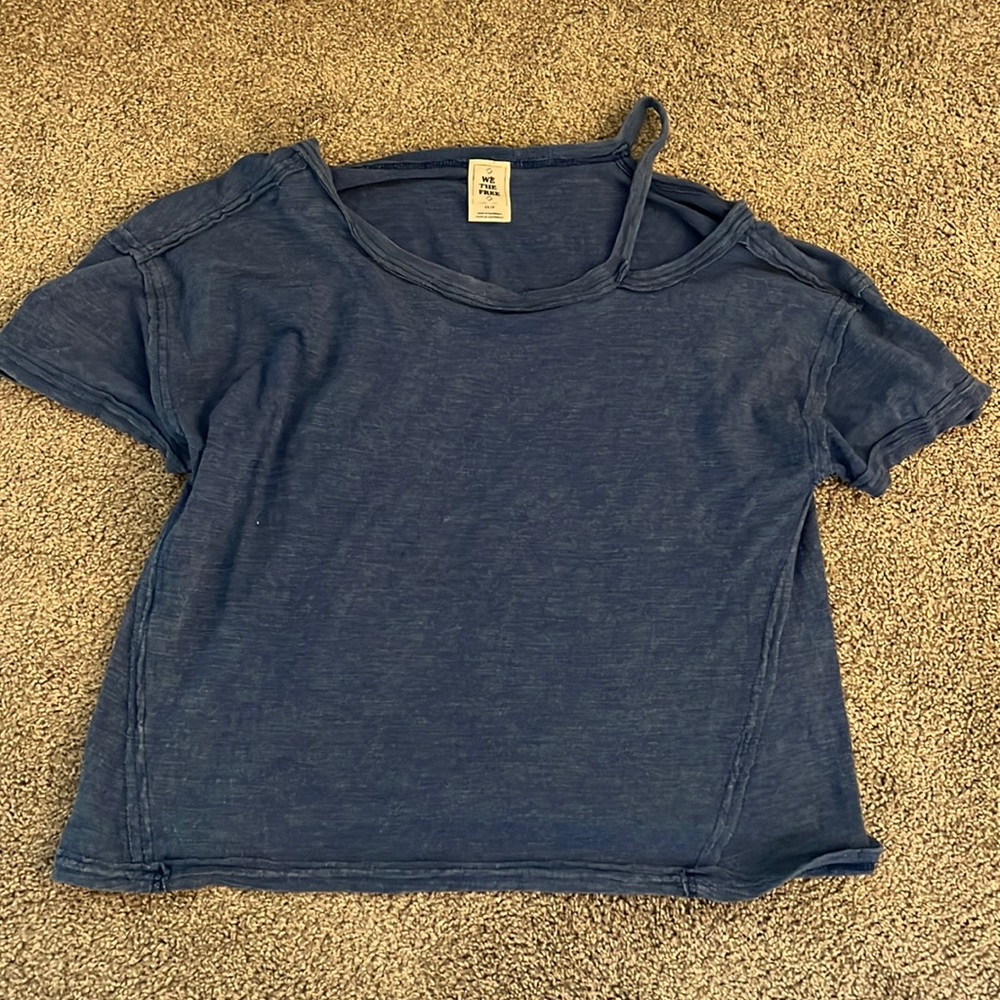 Free people blue top